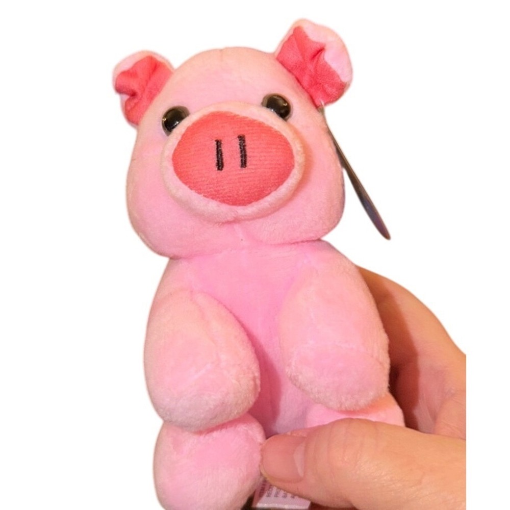 Plush in a Rush‎ Pink Pig Stuffed Animal Toy Cute Farm Animal